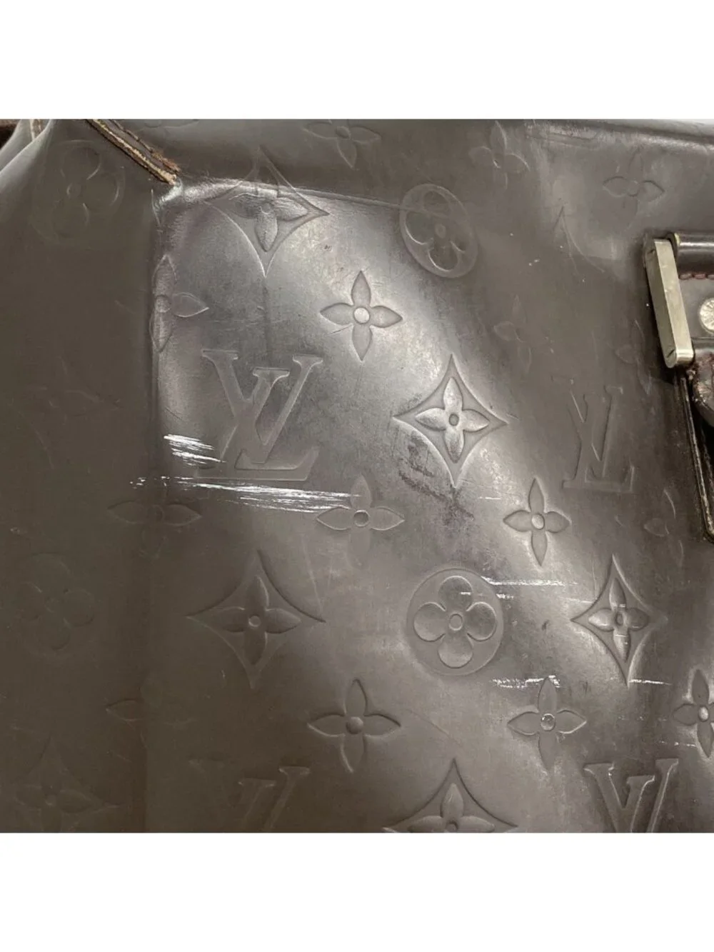 Louis Vuitton Boston Bag Monogram Glace Leather Ricky Cafe
